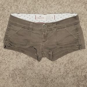 Hollister Brown Short Shorts